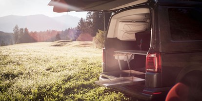 Anbieter - Camper Ausstattungen - Peiden - Der hochwertige Doppelauszug für deinen Cali, vereinfacht euch den Alltag beim Be-& Entladen eures Buses. Ausserdem bietet er eine smarte Basis für eurer Camping Setup.
 - VAYA PRODUCTS
