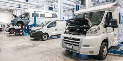 Anbieter - Werkstatt Basisfahrzeuge - Holzhäusern ZG - Nutzfahrzeug Werkstatt für Wohnmobile aller Marken - Hammer Auto Center AG