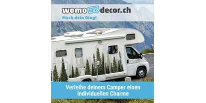 Anbieter - Camperbedarf - Reitnau - Beschrifte deinen Camper als Unikat! - womodecor.ch - Camperbeschriftungen