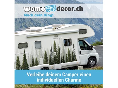Anbieter - Camperbedarf - Aargau - Beschrifte deinen Camper als Unikat! - womodecor.ch - Camperbeschriftungen