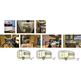 Wohnmobile: Einzigartiges Design - umfangreiche Grundausstattung - geringes Gewicht, das von jedem Fahrzeug bewegt werden kann - platzsparende Abmessungen - Slideout GmbH